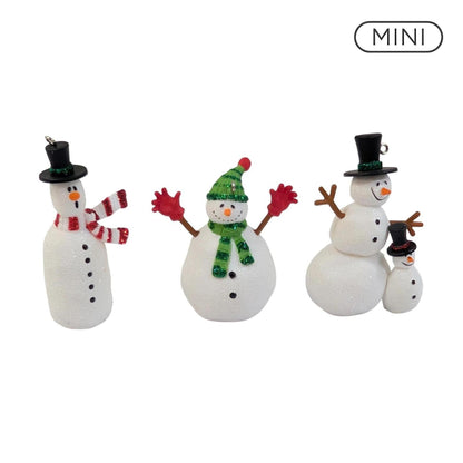 2008 The Friendly Snowmen Hallmark Ornament (Snowmen) QXM8104 Image1