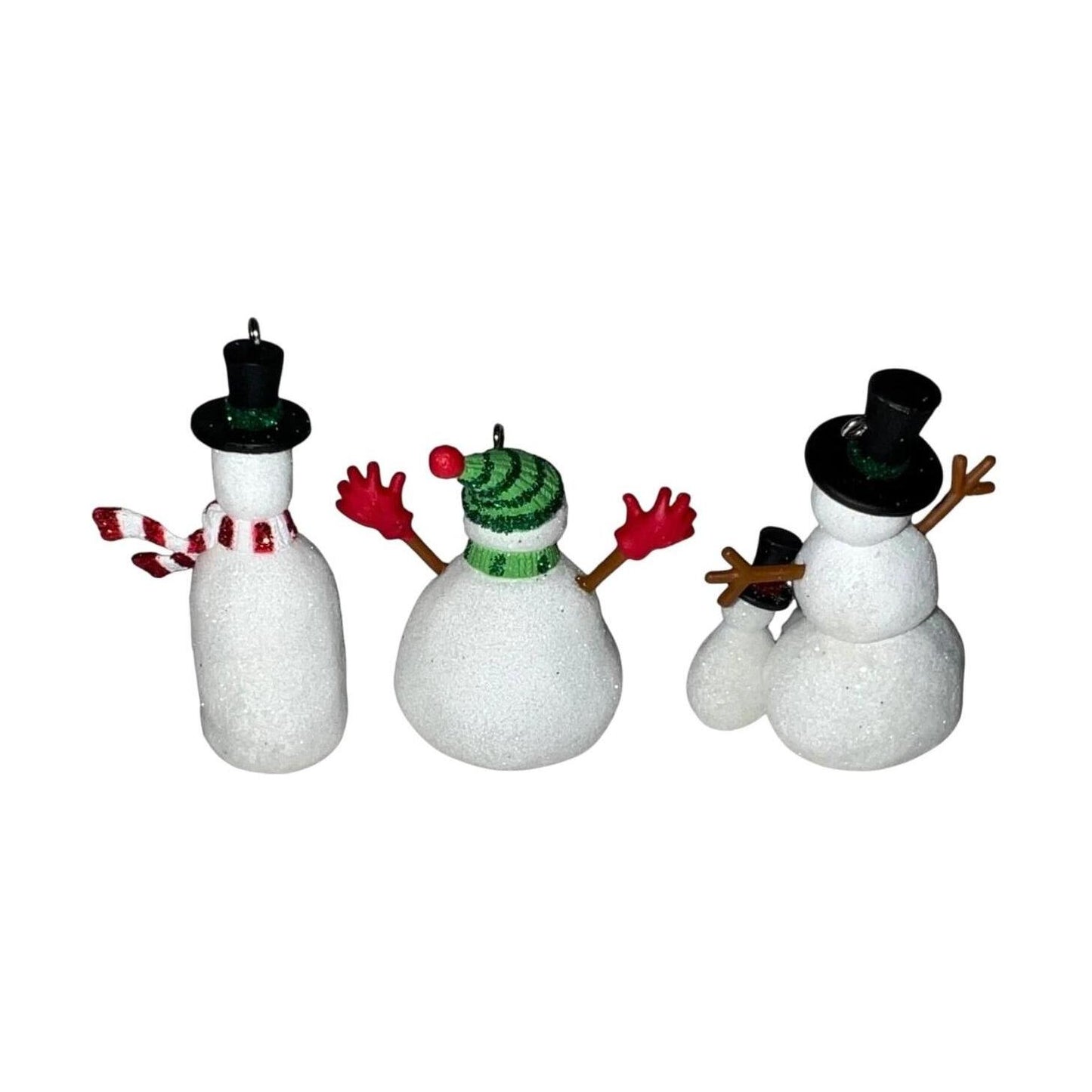 2008 The Friendly Snowmen Hallmark Ornament (Snowmen) QXM8104 Image4