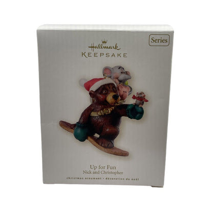 2008 Up for Fun Hallmark Ornament (Nick and Christopher) QX7171
