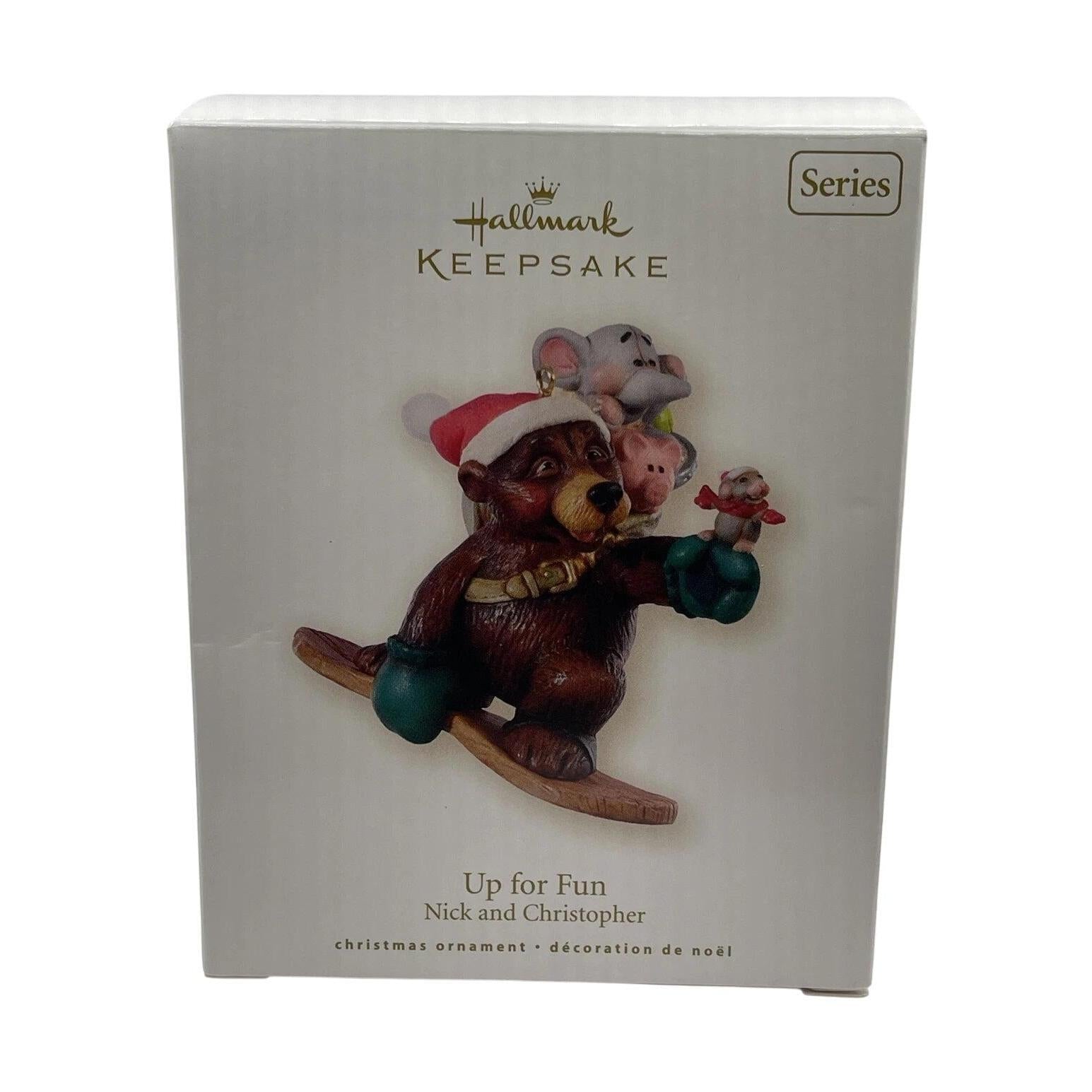 2008 Up for Fun Hallmark Ornament (Nick and Christopher) QX7171 Image2