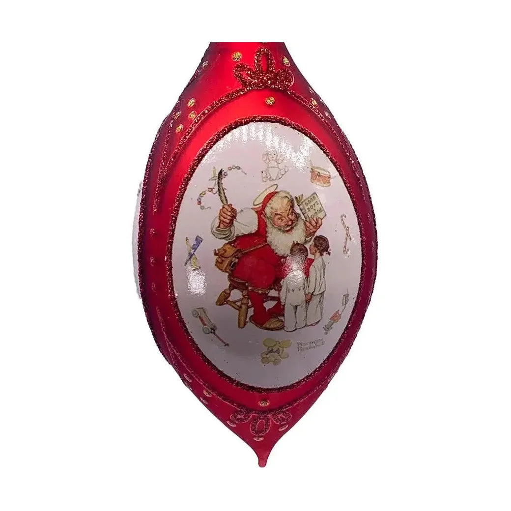 2008 Waiting for Santa Hallmark Ornament (Norman Rockwell) QXE9091 Image4