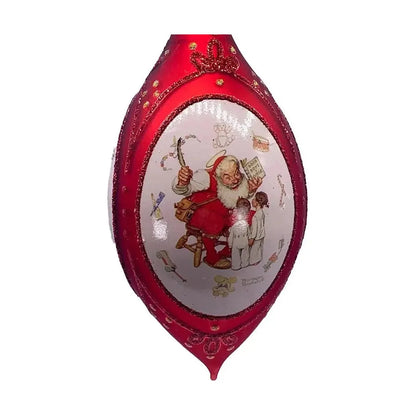 2008 Waiting for Santa Hallmark Ornament (Norman Rockwell) QXE9091 Image4