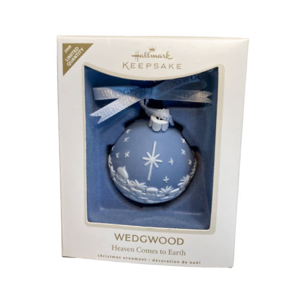 2008 Wedgwood Hallmark Ornament (Heaven Comes to Earth) QXE9081