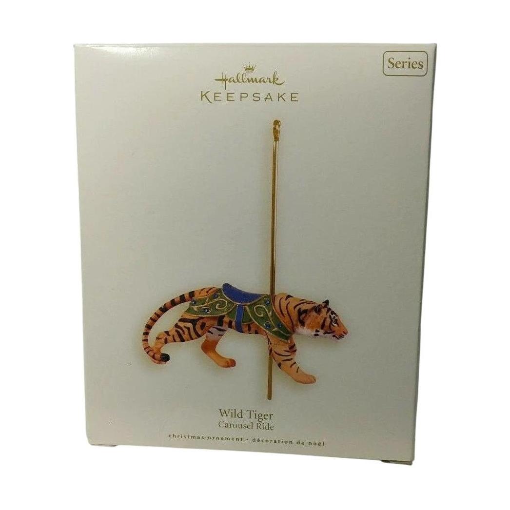 2008 Wild Tiger Hallmark Ornament (Carousel Ride) QX7111 Image2