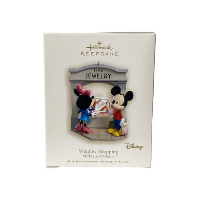 2008 Window-Shopping Hallmark Ornament (Mickey Mouse & Friends) QXD4081