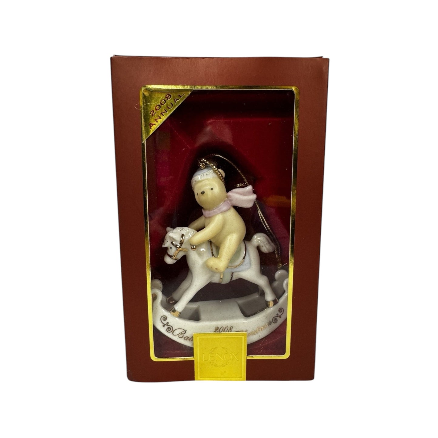 2008 Winnie the Pooh Baby’s First Christmas Baby’s First Christmas Lenox Ornament 792733 Image1
