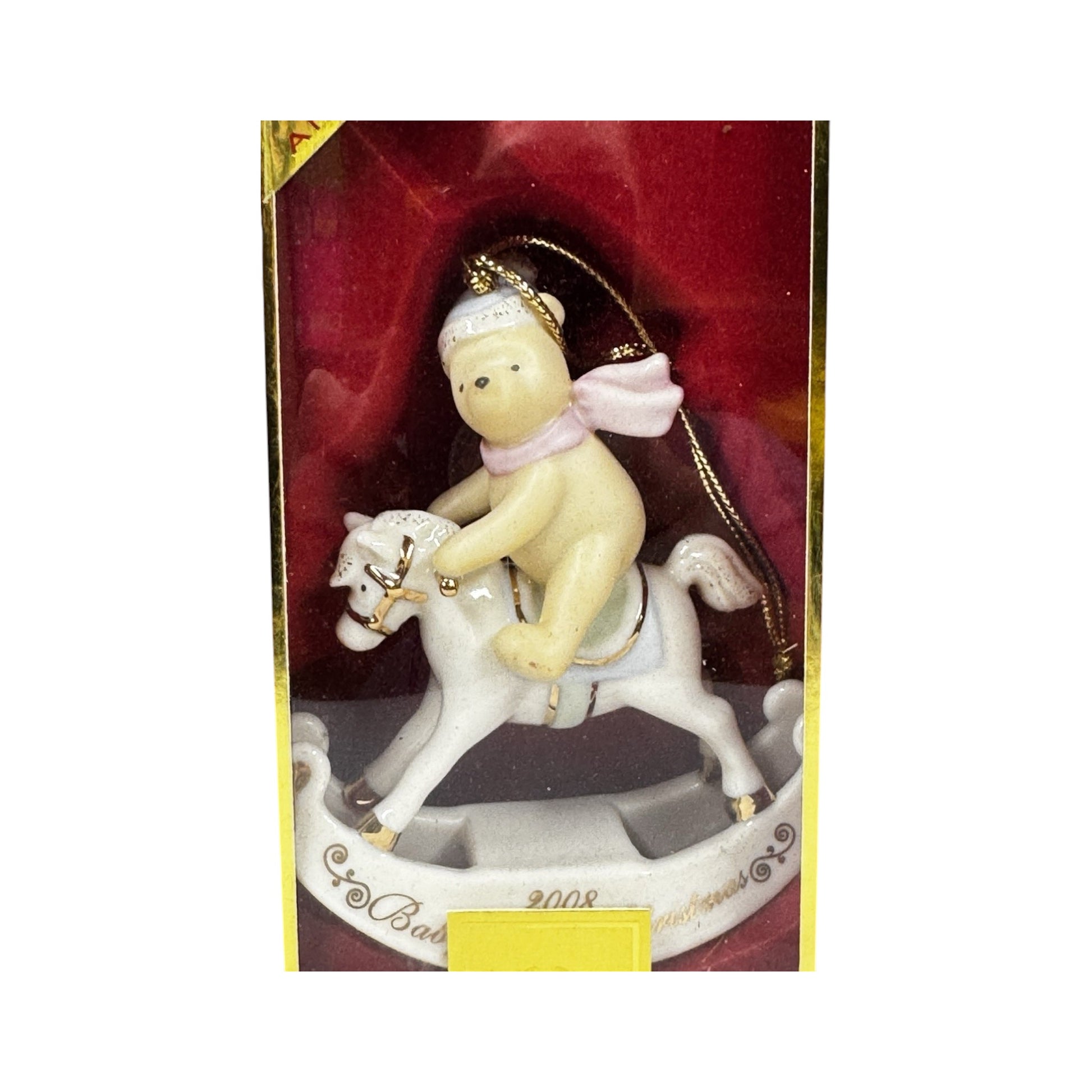 2008 Winnie the Pooh Baby’s First Christmas Baby’s First Christmas Lenox Ornament 792733 Image3