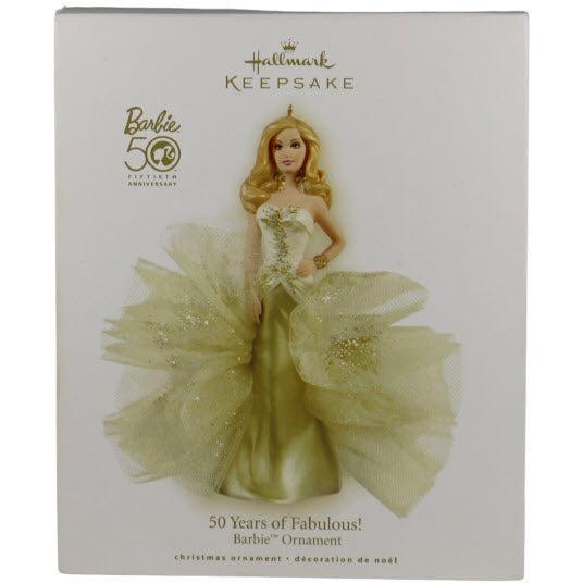 2009 50 Years of Fabulous! Hallmark Ornament (Barbie) QFM3005