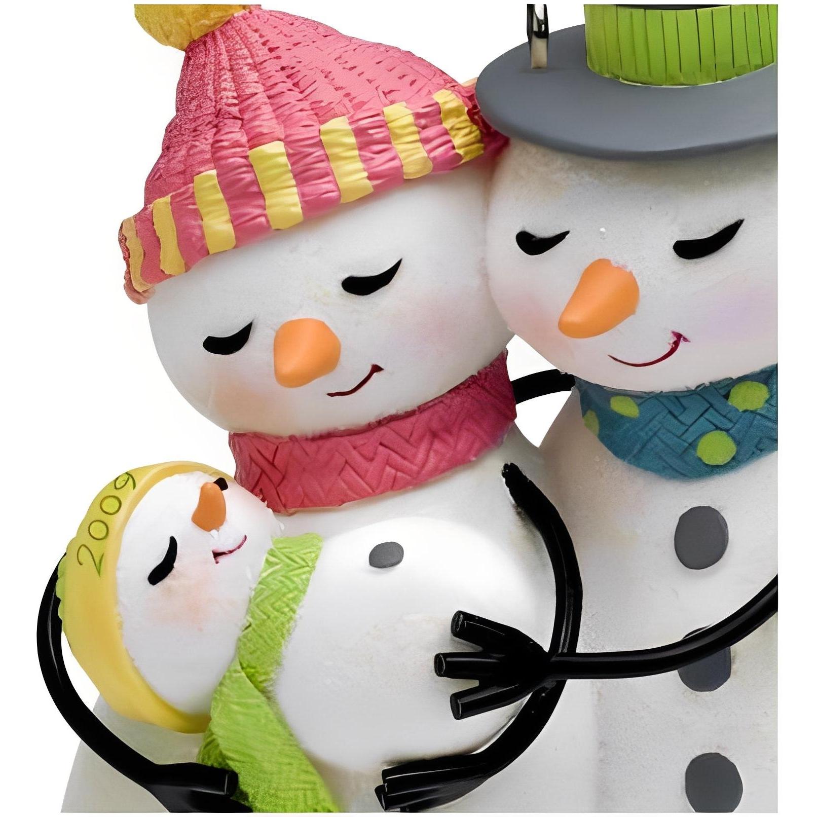 2009 A New LIttle One! Hallmark Ornament (Snowmen) QXG6515