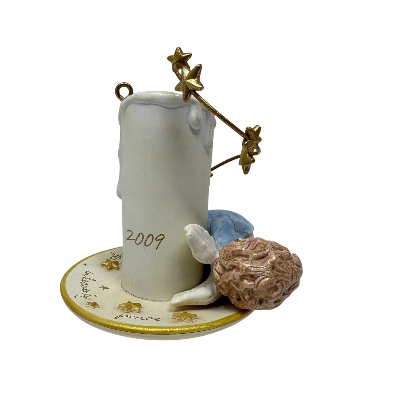 2009 Candle of Peace Hallmark Ornament (Angel) QXG6535