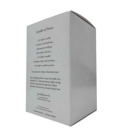 2009 Candle of Peace Hallmark Ornament (Angel) QXG6535