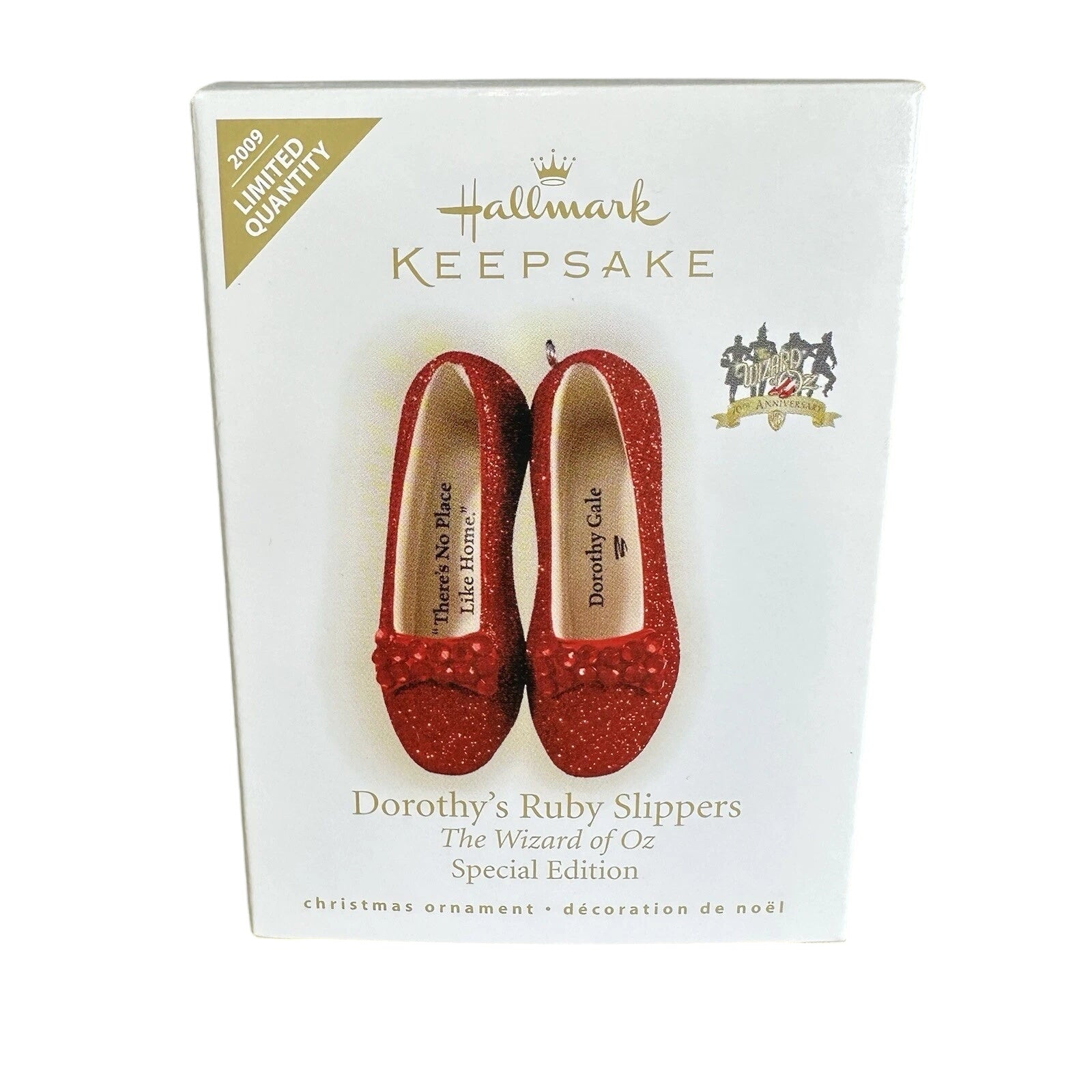 2009 Dorothy's Ruby Slippers Hallmark Ornament (The Wizard of Oz) QXE3082