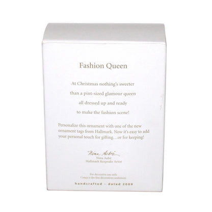 2009 Fashion Queen Hallmark Ornament (Nina's Reindeer) QXG6632