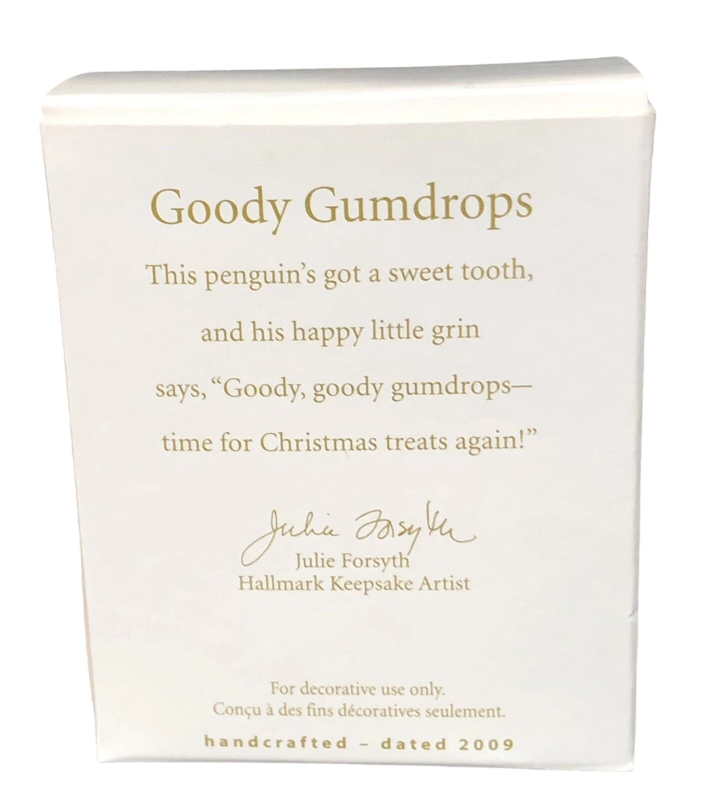 2009 Goody Gumdrops Hallmark Ornament (Penguins) QXM9015