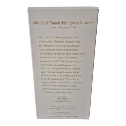 2009 (1963) Thunderbird Sports Roadster (Classic American Cars)