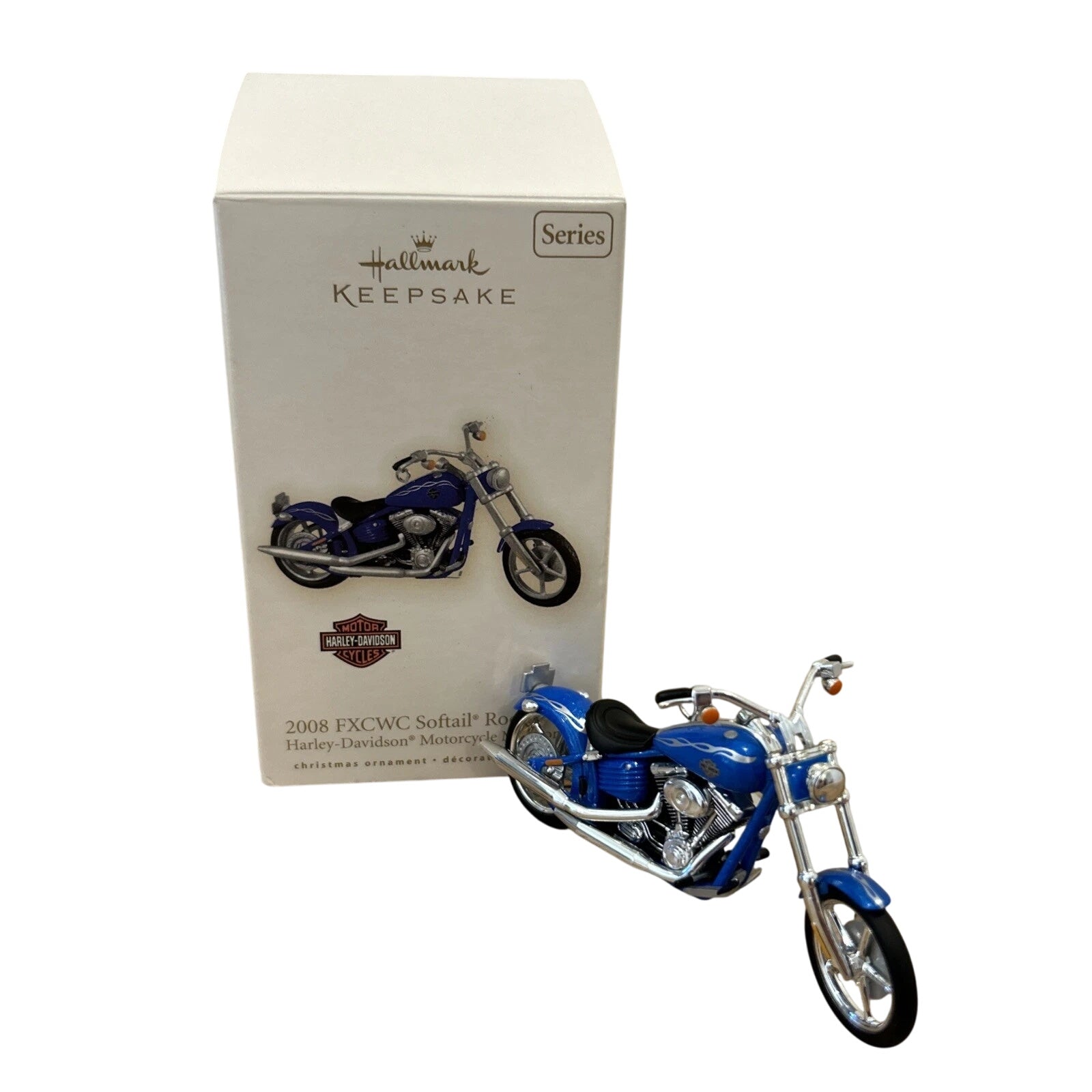 2009 Hallmark Ornament (2008) FXCWC Softtail Rocker C Hallmark Ornament (Harley-Davidson) QX8342