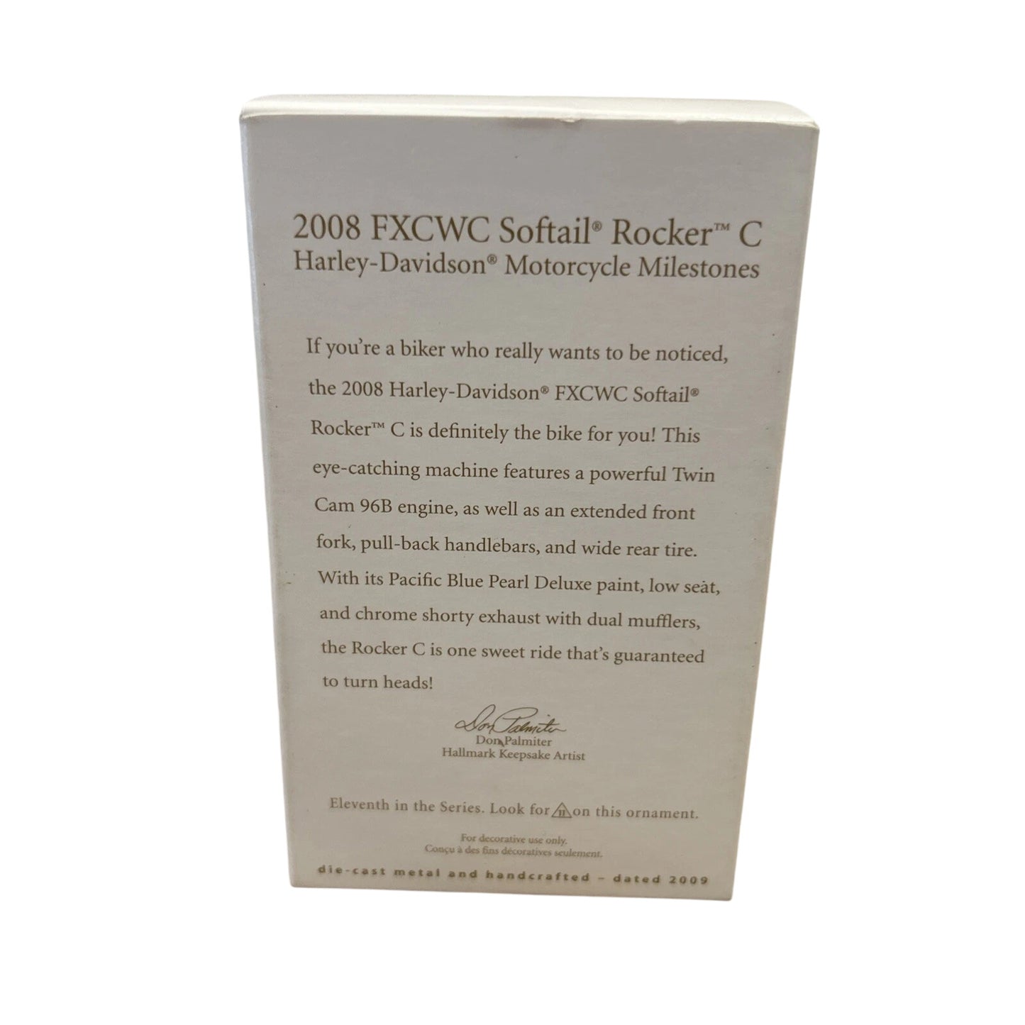 2009 Hallmark Ornament (2008) FXCWC Softtail Rocker C Hallmark Ornament (Harley-Davidson) QX8342