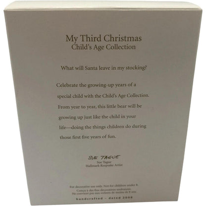 2009 My Third Christmas Hallmark Ornament (Child's Age Collection) QXG6055