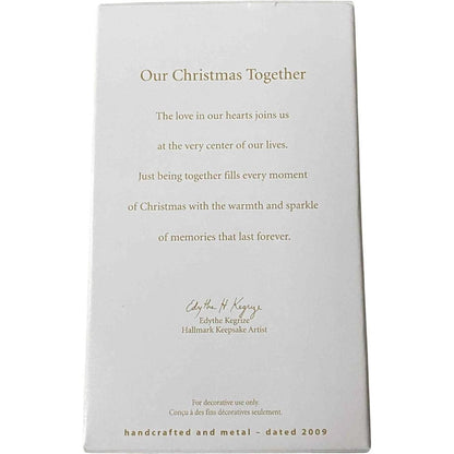 2009 Our Christmas Together Hallmark Ornament (Heart) QXG6245
