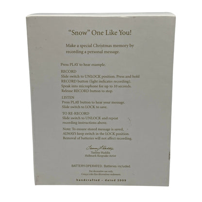 2009 "Snow" One Like You! Hallmark Ornament (Polar Bear) QSR4522