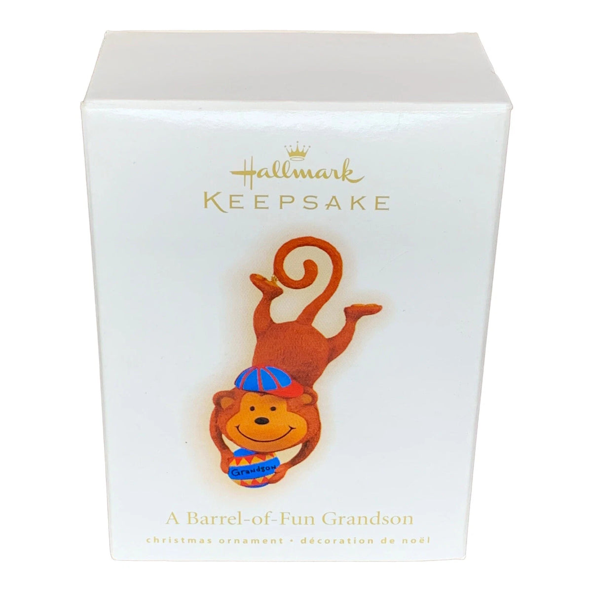 2009 A Barrel-of-Fun GrandSon Hallmark Ornament (GrandSon) QXG6552 Image2