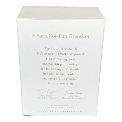 2009 A Barrel-of-Fun GrandSon Hallmark Ornament (GrandSon) QXG6552 Image6