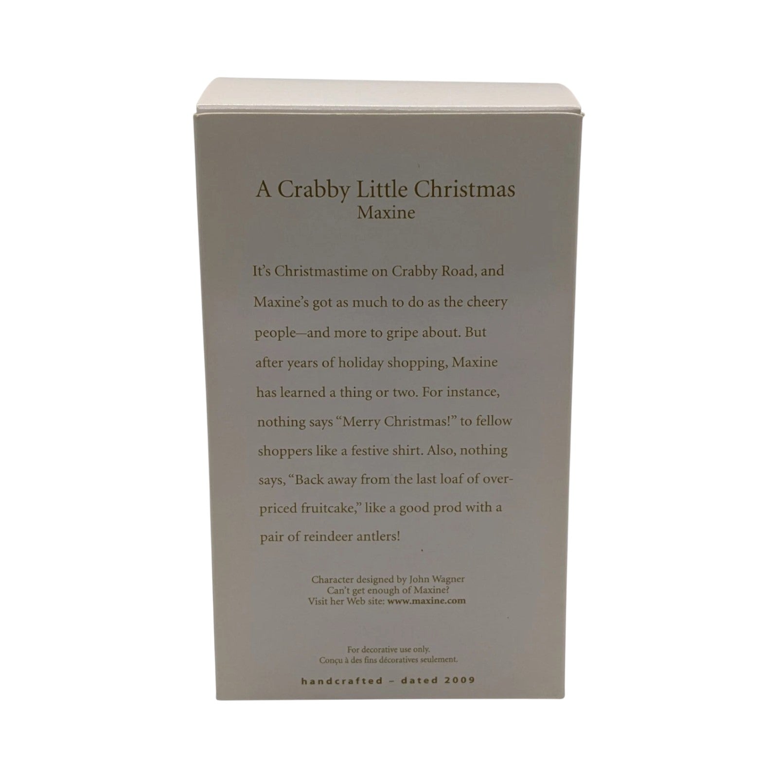2009 A Crabby Little Christmas Hallmark Ornament (Maxine) QXI1252 Image4