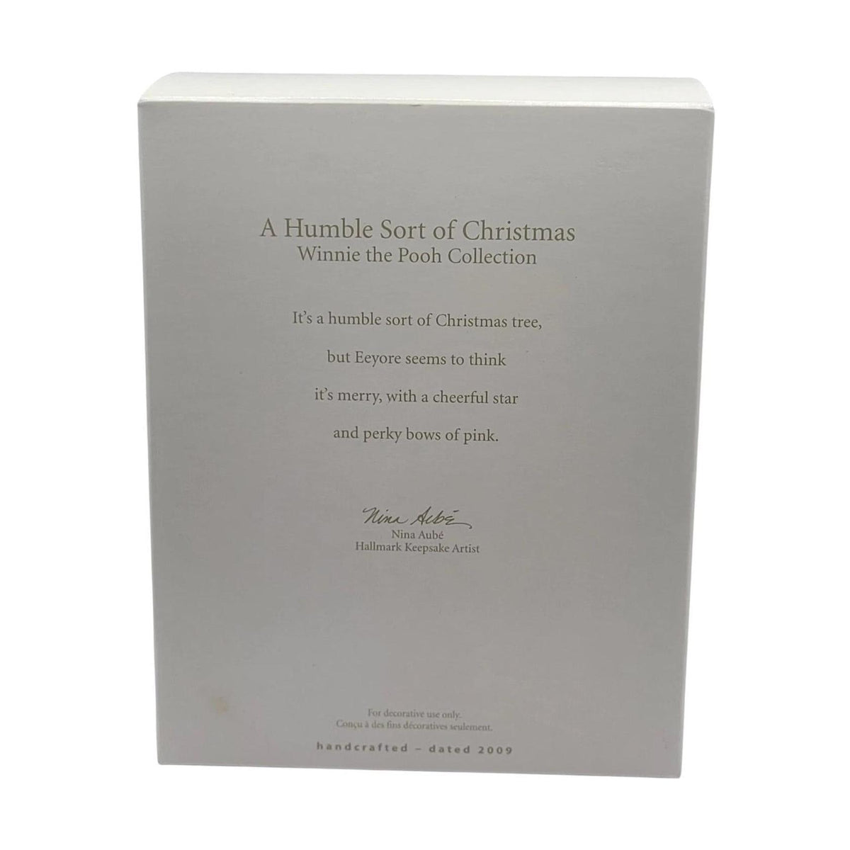 2009 A Humble Sort of Christmas Hallmark Ornament (Winnie the Pooh) QXD2002 Image5