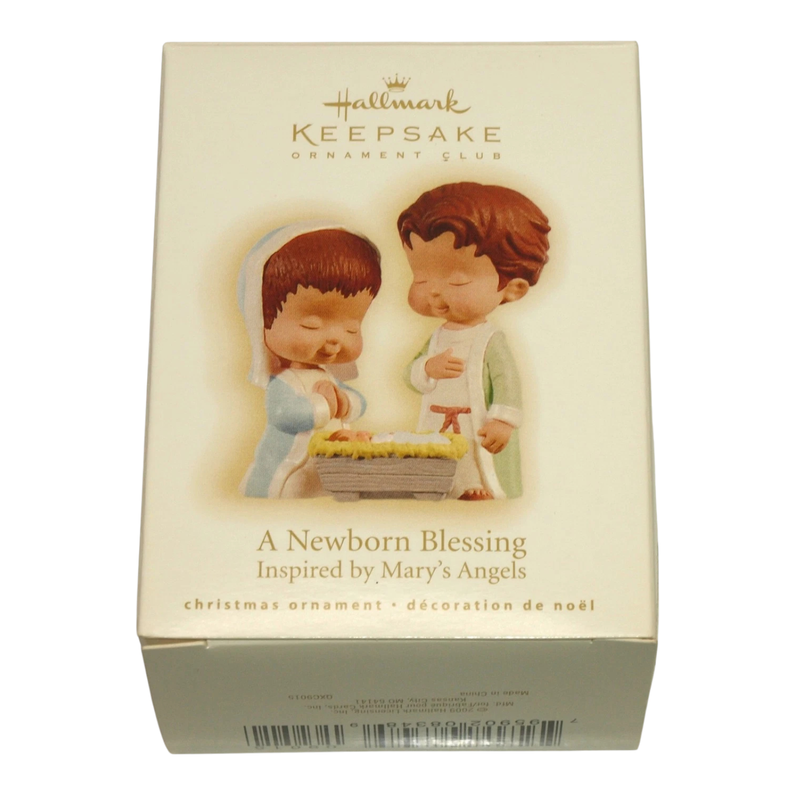2009 A Newborn Blessing Hallmark Ornament (Mary's Angels Nativity) QXC9015