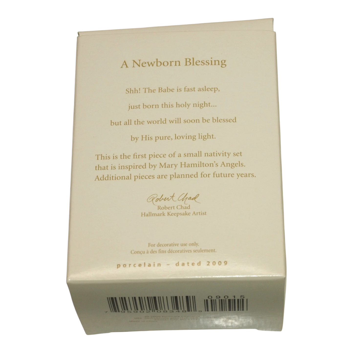 2009 A Newborn Blessing Hallmark Ornament (Mary's Angels Nativity) QXC9015