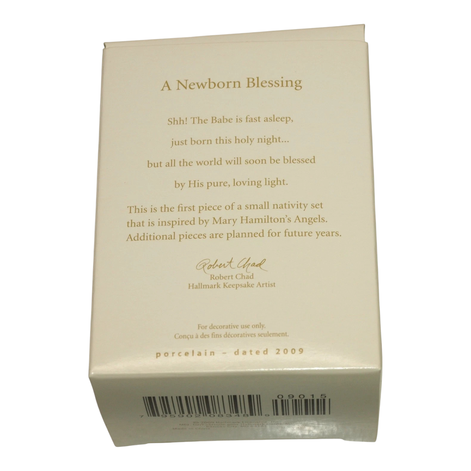 2009 A Newborn Blessing Hallmark Ornament (Mary's Angels Nativity) QXC9015