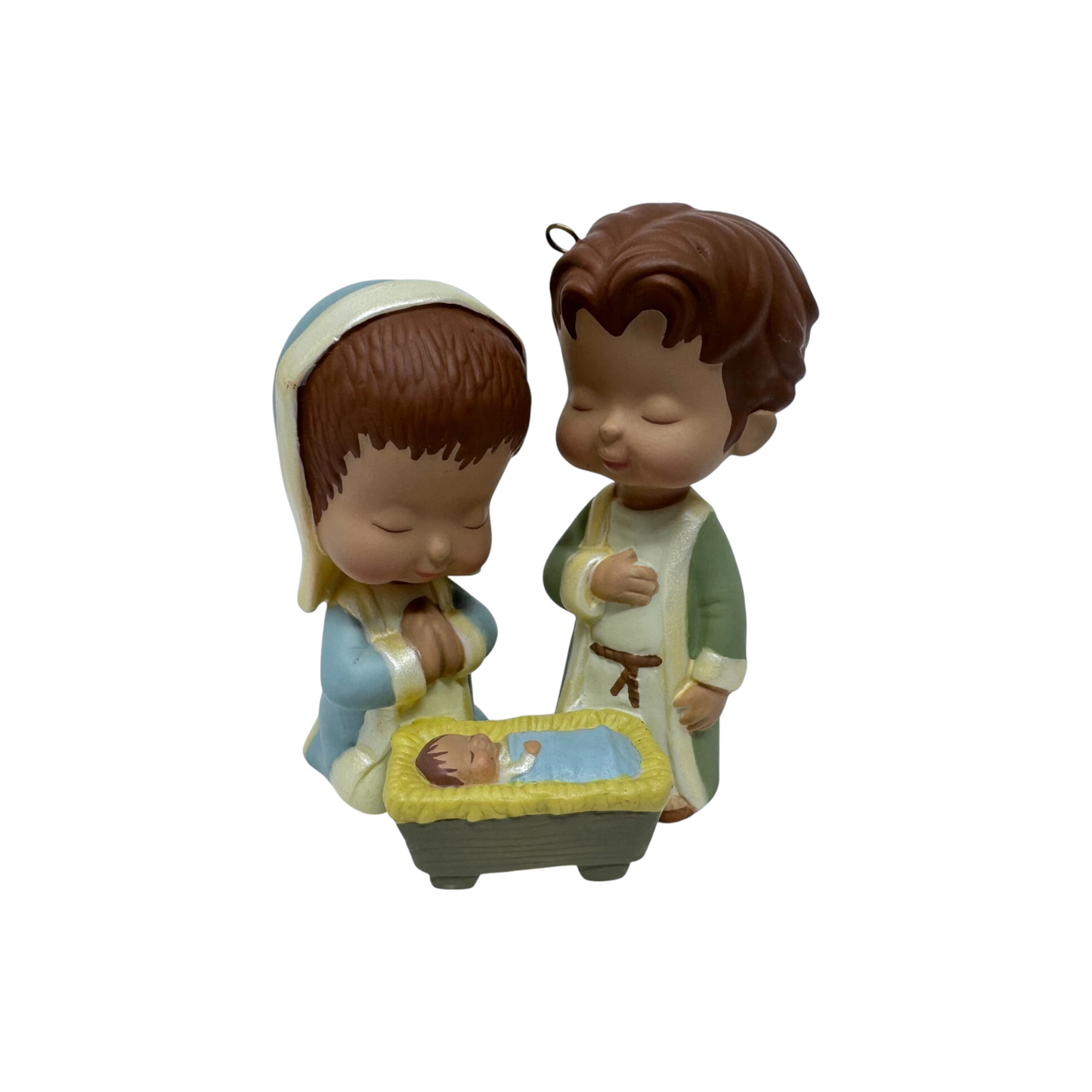 2009 A Newborn Blessing Hallmark Ornament (Mary's Angels Nativity) QXC9015