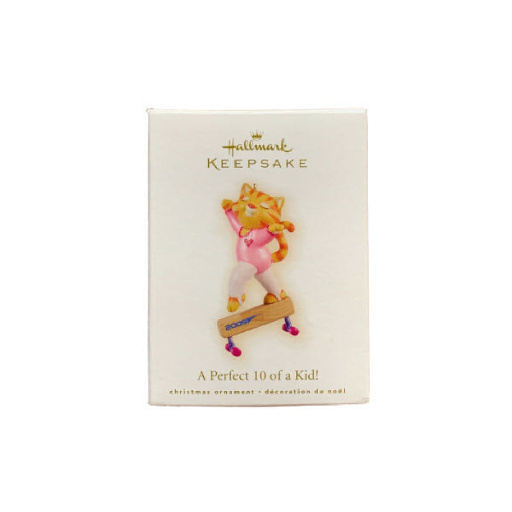2009 A Perfect 10 of a Kid! Hallmark Ornament (Kitten) QXG6742