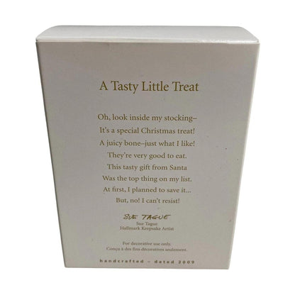 2009 A Tasty Little Treat Hallmark Ornament (Puppy) LPR3402 Image6