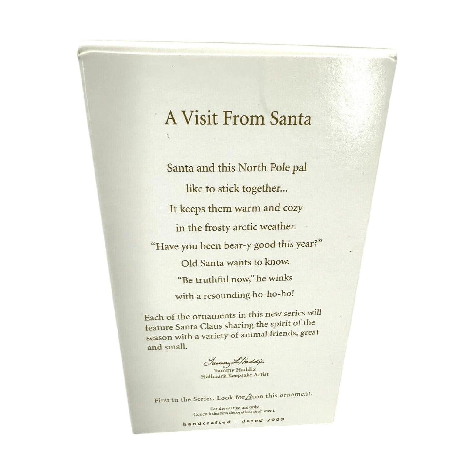 2009 A Visit from Santa Hallmark Ornament (A Visit From Santa) QX8245 Image5