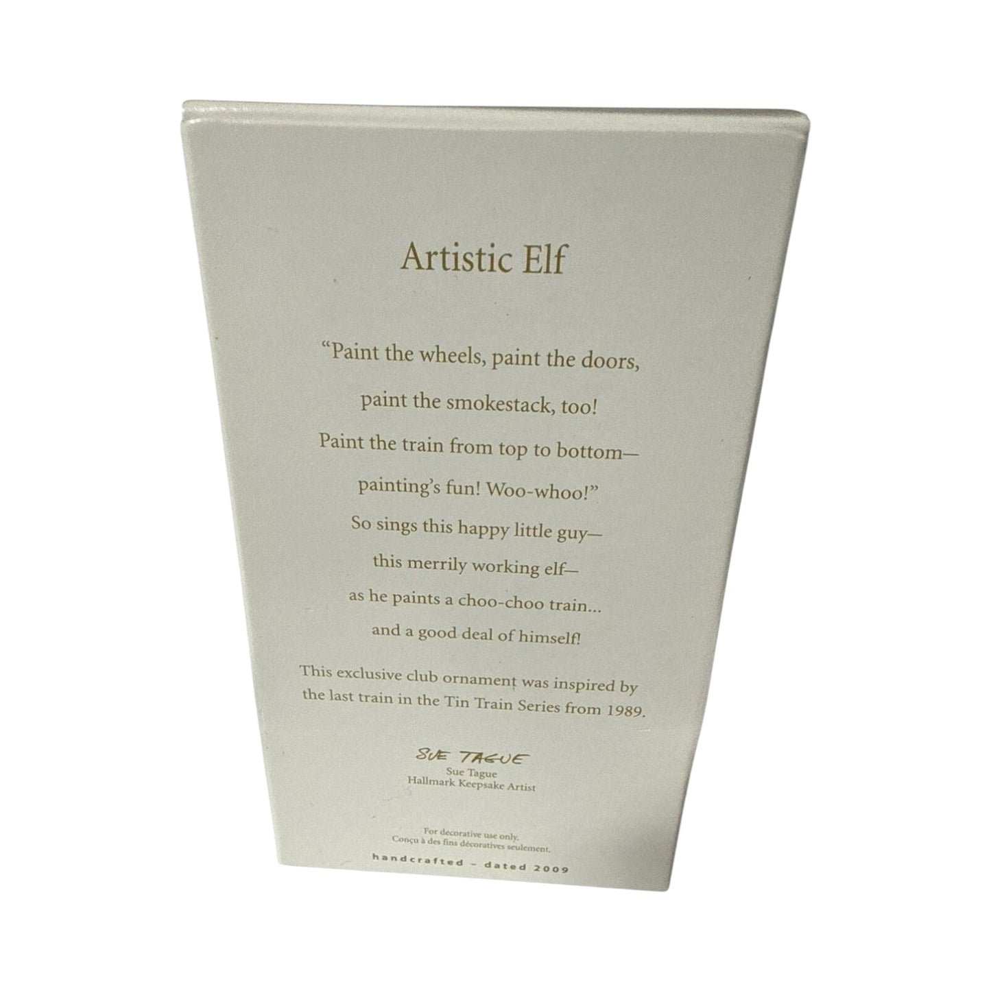2009 Artistic Elf Hallmark Ornament (Elf) QXC9022 Image7