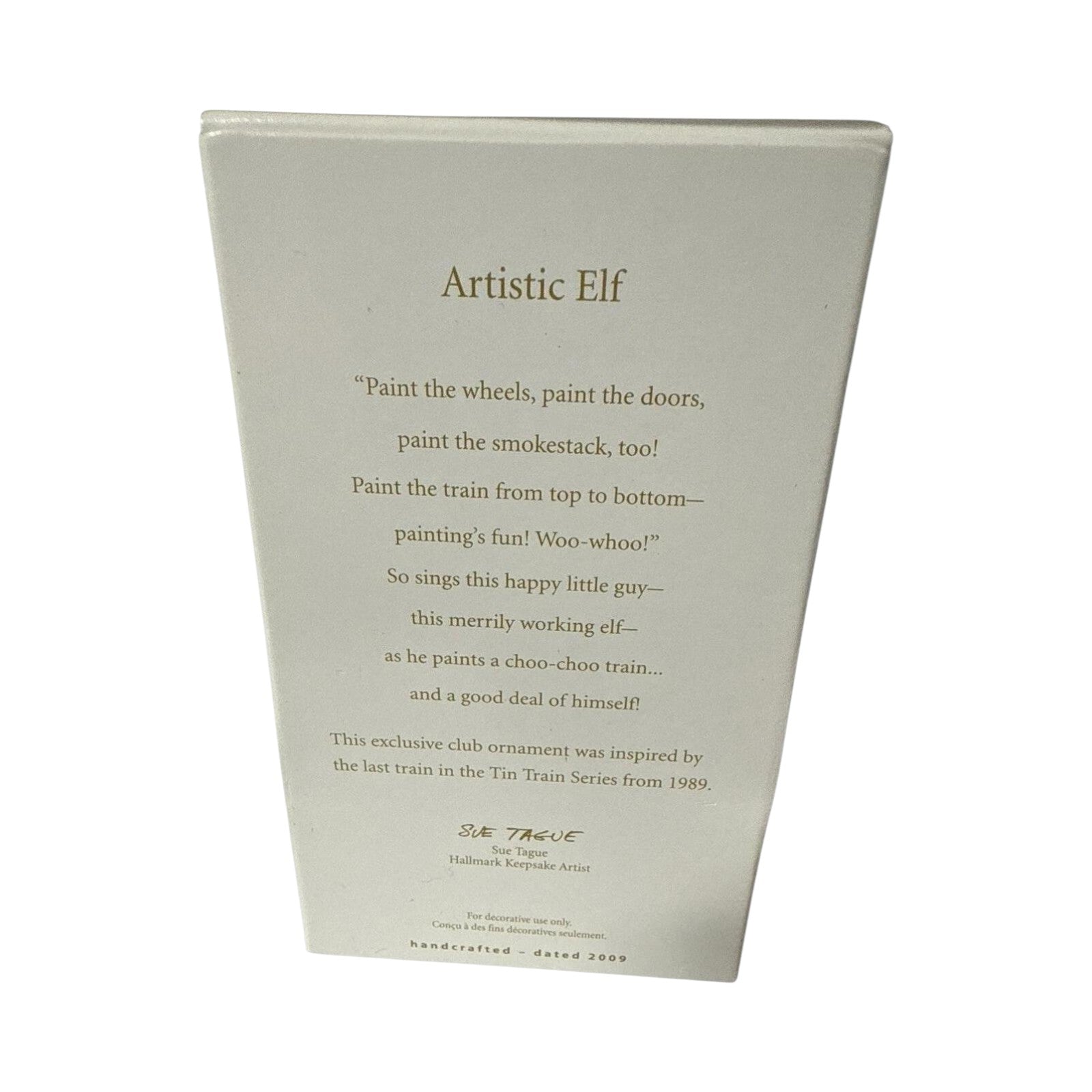 2009 Artistic Elf Hallmark Ornament (Elf) QXC9022 Image7