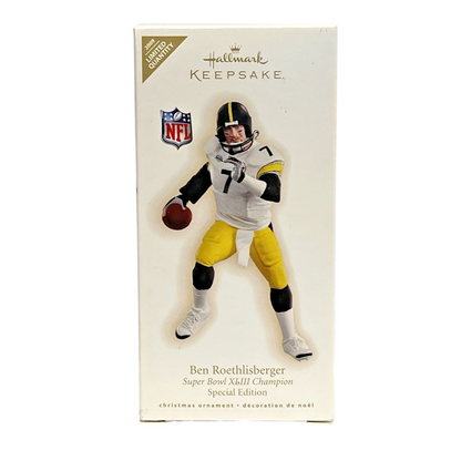 2009 Ben Roethlisberger Hallmark Ornament (Football Legends) QXE1375