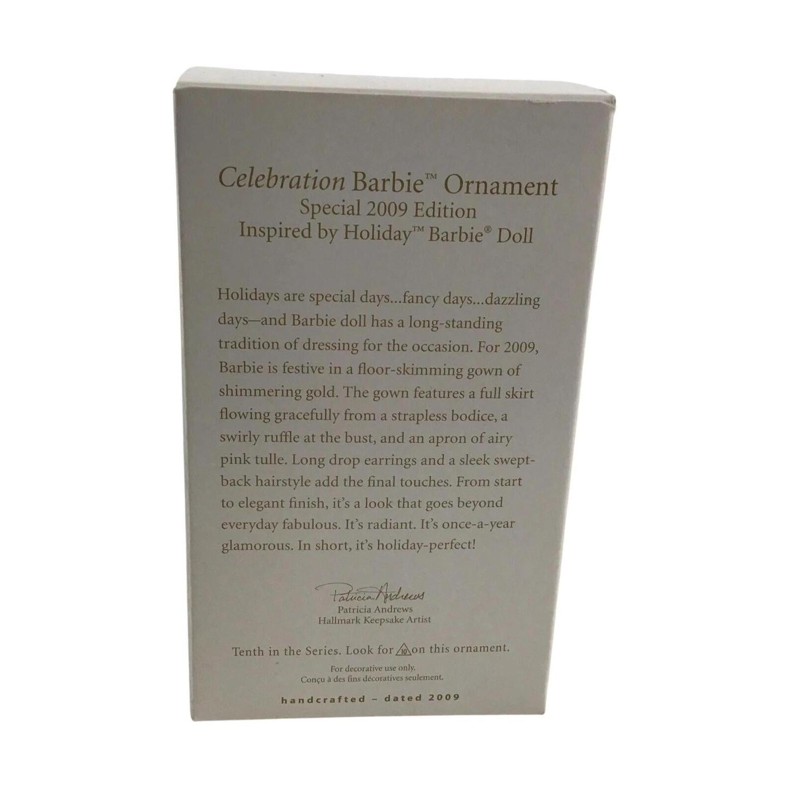 2009 Celebration Barbie Hallmark Ornament (Barbie) QX8412 Image6