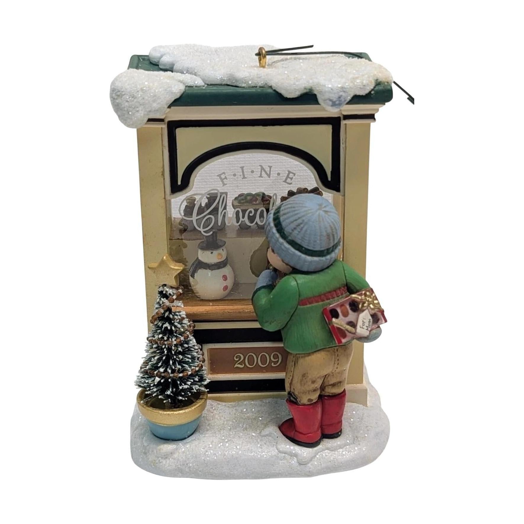 2009 Chocolate Shop Hallmark Ornament (Christmas Window) QXC9001 Image1