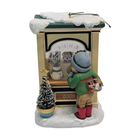 2009 Chocolate Shop Hallmark Ornament (Christmas Window) QXC9001 Image1
