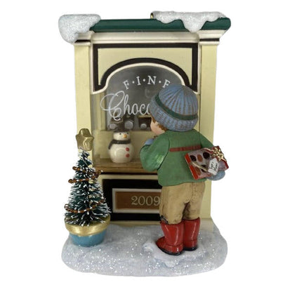 2009 Chocolate Shop Hallmark Ornament (Christmas Window) QXC9001