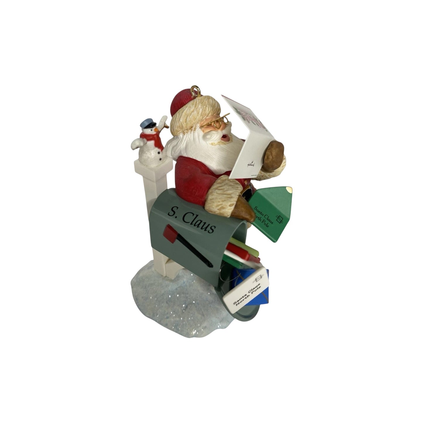 2009 Christmas Cards for Santa Hallmark Ornament (Mailbox) QXC9003 Image3