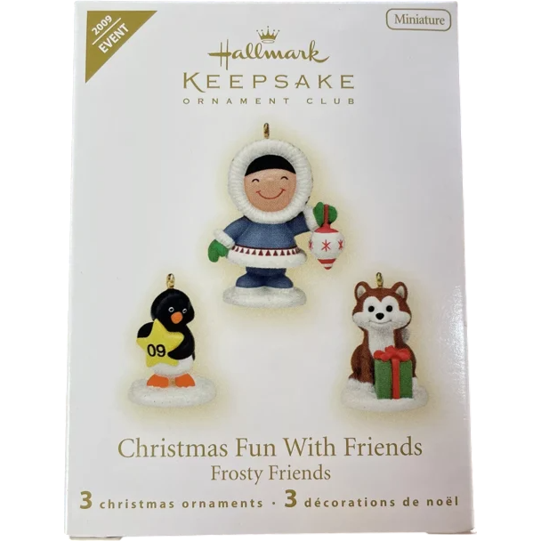 2009 Christmas Fun With Friends Hallmark Ornament (Frosty Friends) QXC9004A