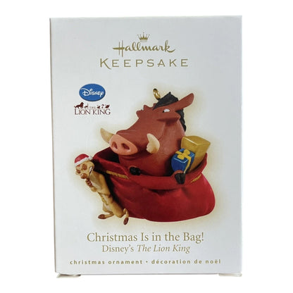 2009 Christmas Is in the Bag! Hallmark Ornament (Lion King) QXD2075 Image2
