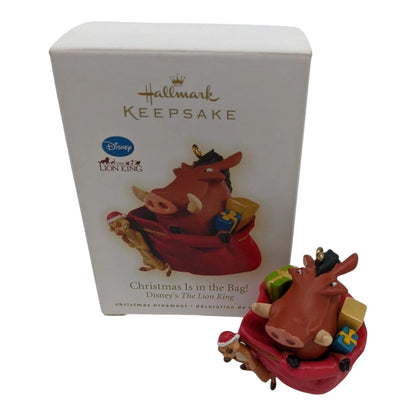 2009 Christmas Is in the Bag! Hallmark Ornament (Lion King) QXD2075 Image3