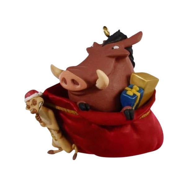 2009 Christmas Is in the Bag! Hallmark Ornament (Lion King) QXD2075