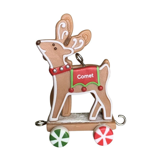 2009 Comet and Cupid Hallmark Ornament (Santa's Sleigh) QRP4715 Image1