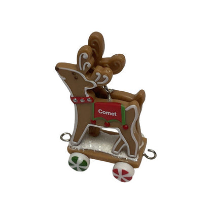 2009 Comet and Cupid Hallmark Ornament (Santa's Sleigh) QRP4715