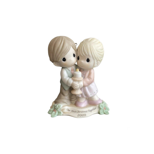 2009 Couple Unity Candle Ornament - Special Keepsake for First Christmas Image1